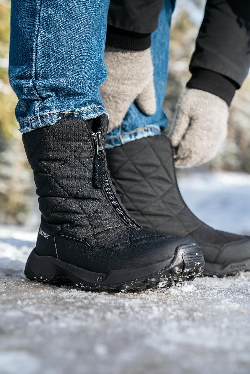 image:imageIcebug Mens Ivalo4 BUGrip Winter Walking Boot with Carbide Studded Traction SoleBlack