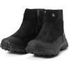 Icebug Metro2 BUGrip Men’s Winter Walking Boots with Steel Studs – Suede Upper – Slip-Resistant Traction – Zipper Closure(Black)
