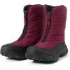 Icebug Womens Ivalo4 BUGrip Winter Walking Boot with Carbide Studded Traction Sole(Mulberry)