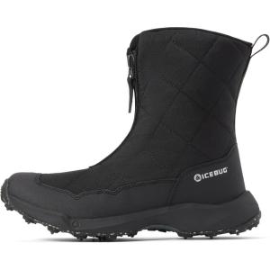 Icebug Mens Ivalo4 BUGrip Winter Walking Boot with Carbide Studded Traction Sole(Black)