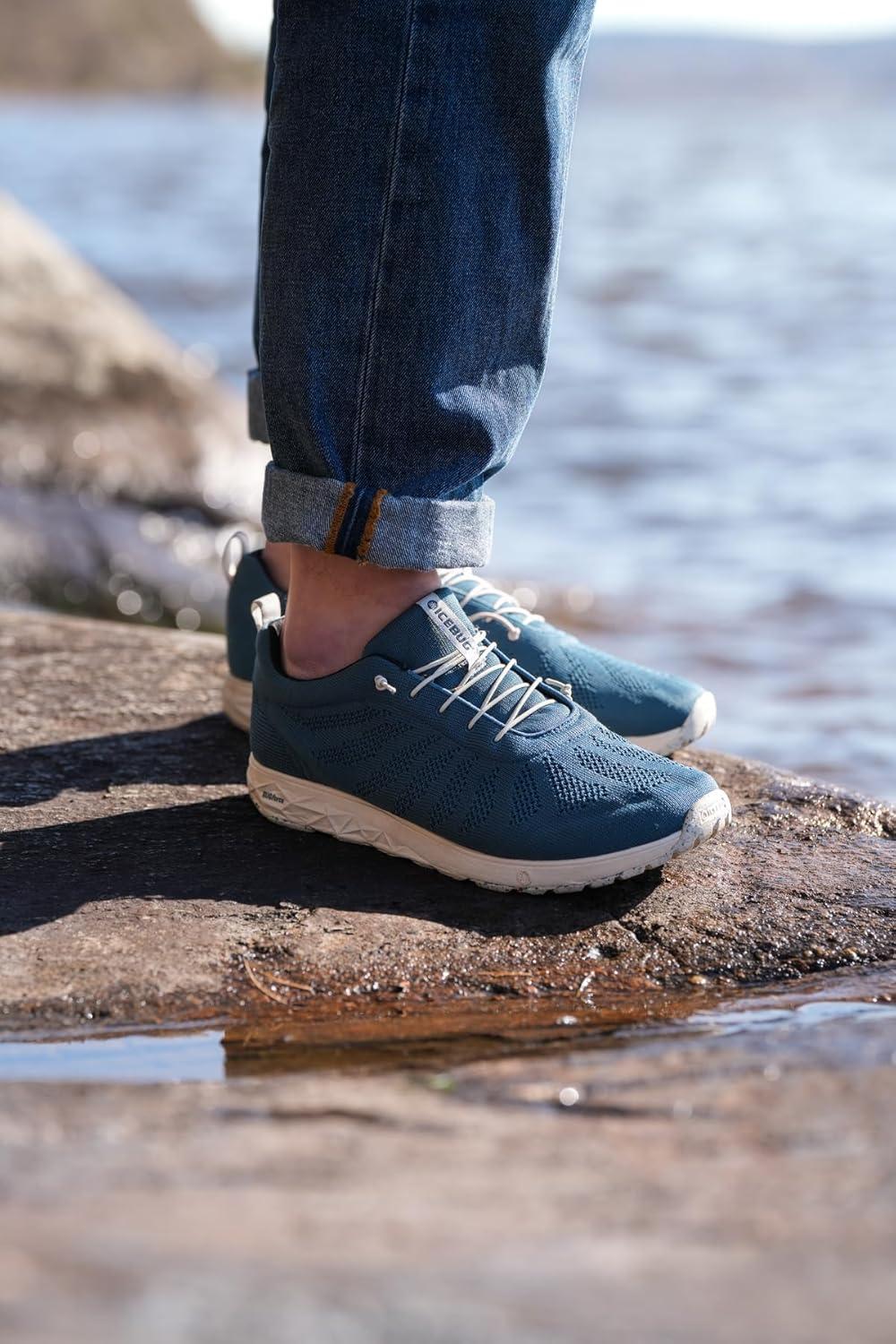 image:imageIcebug Eli RB9X Lightweight Summer Sneaker for Men amp Women Breathable Mesh SlipOn Design HighTraction RB9X Outsole Scandinavian LookSteel Blue