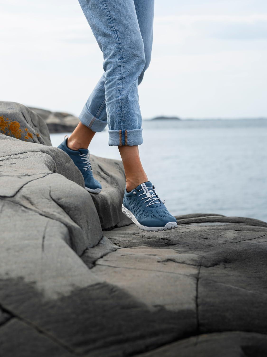 image:imageIcebug Eli RB9X Lightweight Summer Sneaker for Men amp Women Breathable Mesh SlipOn Design HighTraction RB9X Outsole Scandinavian LookSteel Blue