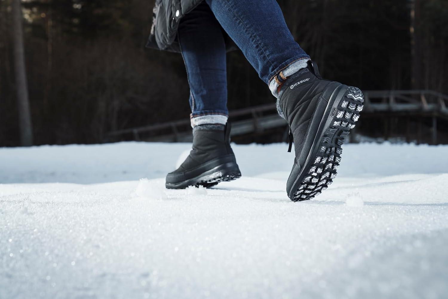 image:imageIcebug Mens Sala BUGrip Winter Walking Boot with Carbide Studded Traction SoleBlack