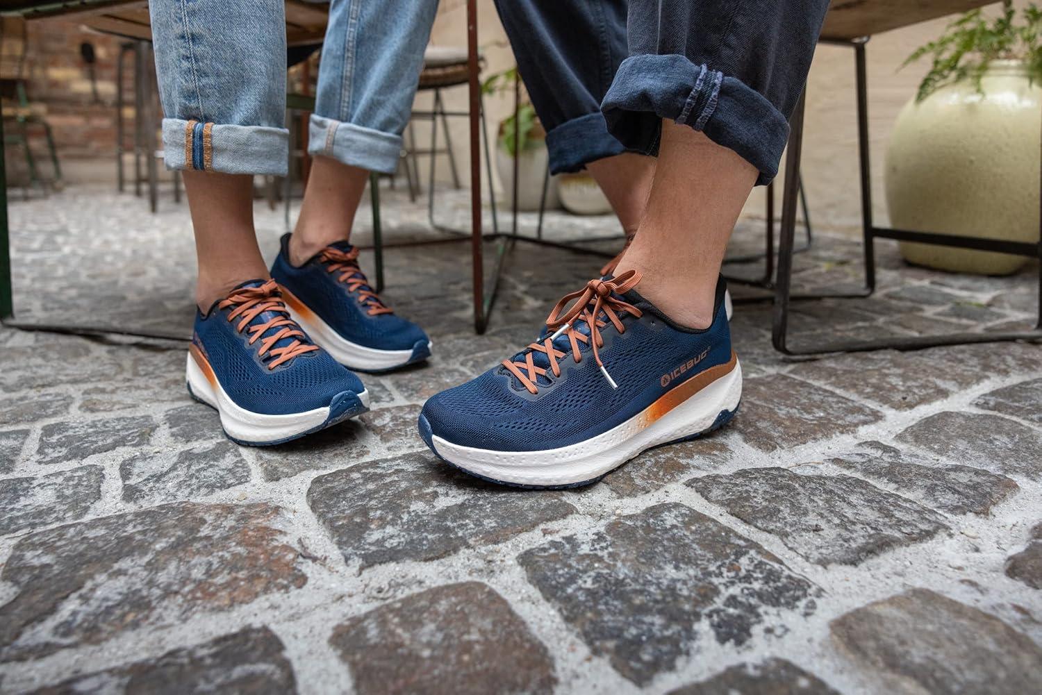 image:imageIcebug Womens Aura RB9X Road Running Shoe with Traction SoleDeep BlueCopper