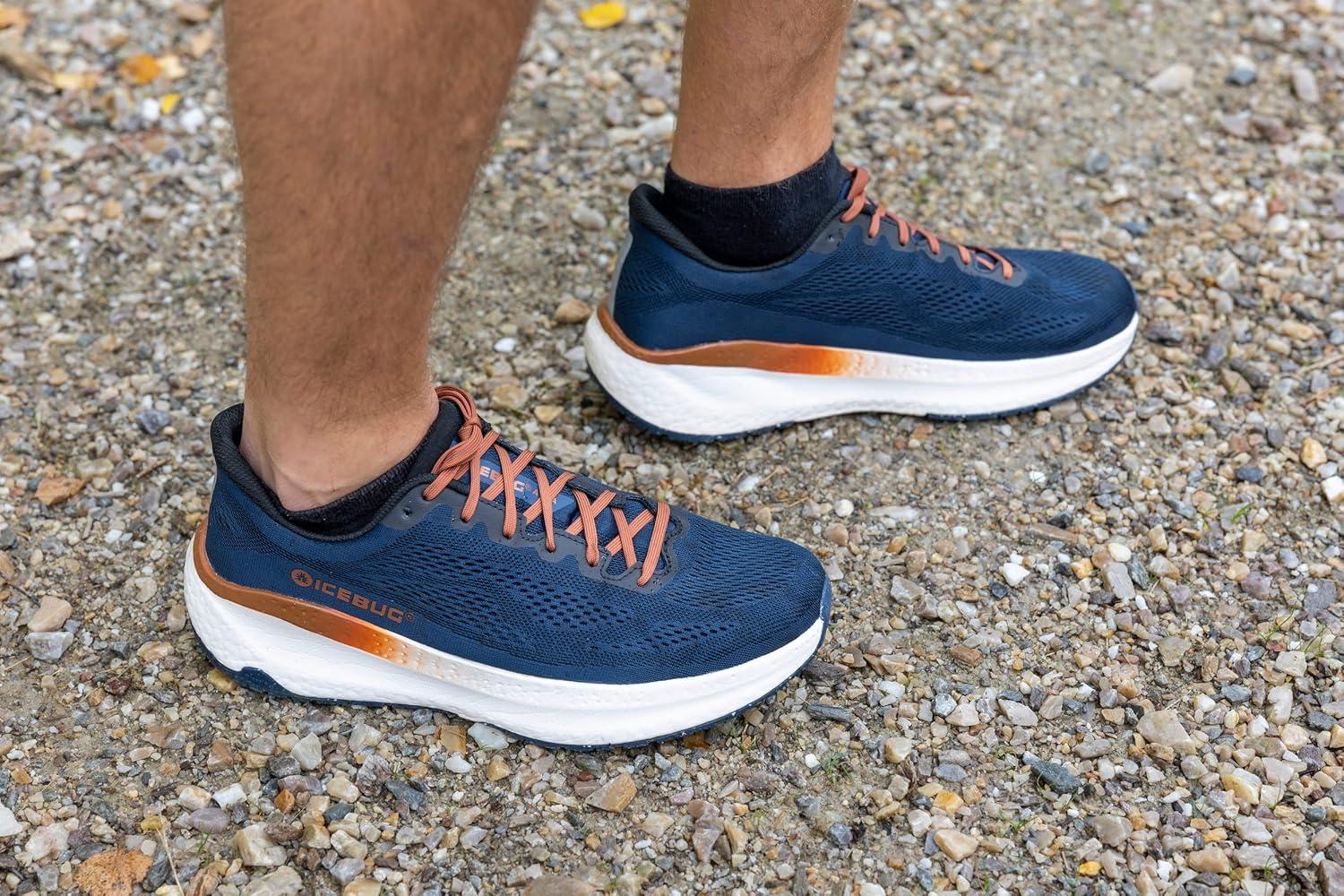 image:imageIcebug Womens Aura RB9X Road Running Shoe with Traction SoleDeep BlueCopper