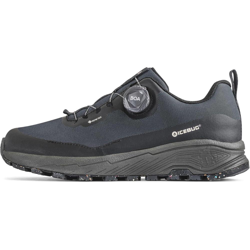 image:imageIcebug Haze RB9X GTX  Mens Waterproof Walking Shoe AllWeather Protection BOA Fit System HighTraction GripBlackGranite
