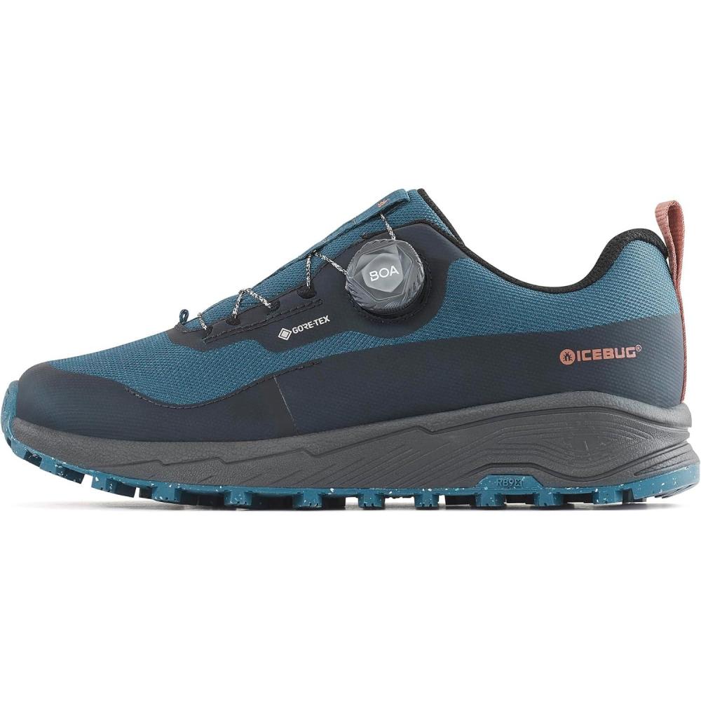 image:imageIcebug Haze RB9X GTX Mens Waterproof Walking Shoe AllWeather Protection BOA Fit System HighTraction GripPetroleumChestnut