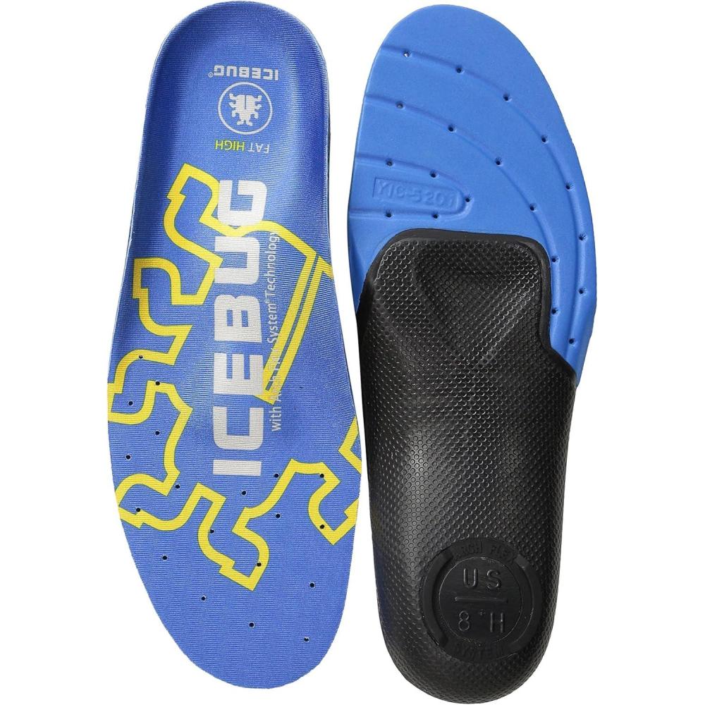 image:imageIcebug SLIM Low Cushion Support Insole with Arch Flex TechnologyBlue High Arch