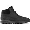Icebug Larvik Biosole Leather Midcut Walking Shoe with Grip Sole(True Black)