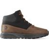 Icebug Larvik Hemp Biosole Hemp/Leather Midcut Walking Shoe with Grip Sole(Coffee/Black)