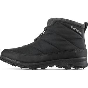 Icebug Mens Sala BUGrip Winter Walking Boot with Carbide Studded Traction Sole(Black)