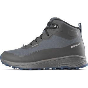Icebug Womens Haze Mid Biosole GTX Midcut Hiking Shoe with Grip Sole(Peat Grey)