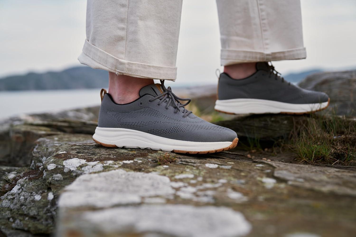 image:imageIcebug Mosi RB9X Unisex Lightweight Knit Sneaker with Superior Grip amp ComfortSteel Grey