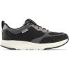 Icebug Norna RB9X – Comfortable Leather Sneaker for Women & Men, Water-Repellent Nubuck, Slip-Resistant RB9X Sole(Black/Grey)