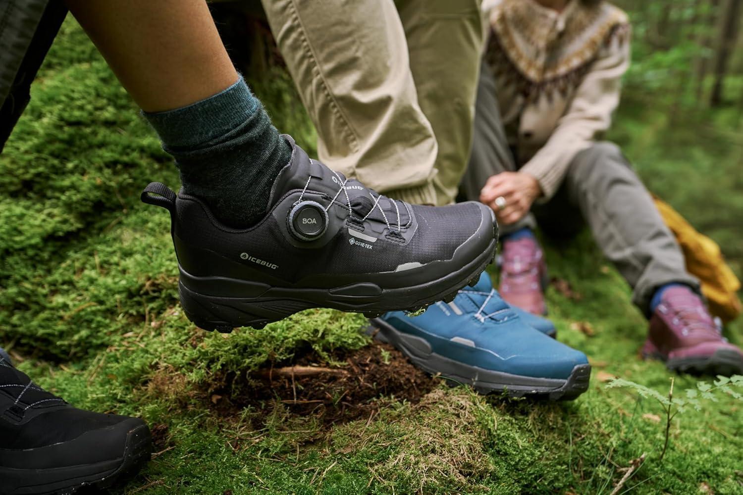 image:imageIcebug Rover 2 GTX Versatile Waterproof Outdoor Shoe with BOA Fit System WomenBlackSlategrey