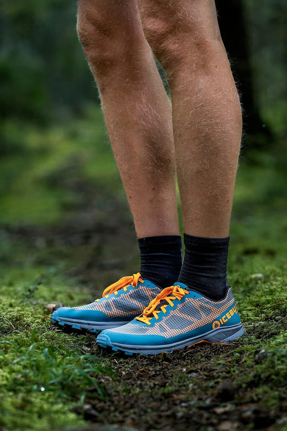 image:imageIcebug Mens Pytho6 RB9X Trail Running Shoe with Traction SolePetroleumOrange
