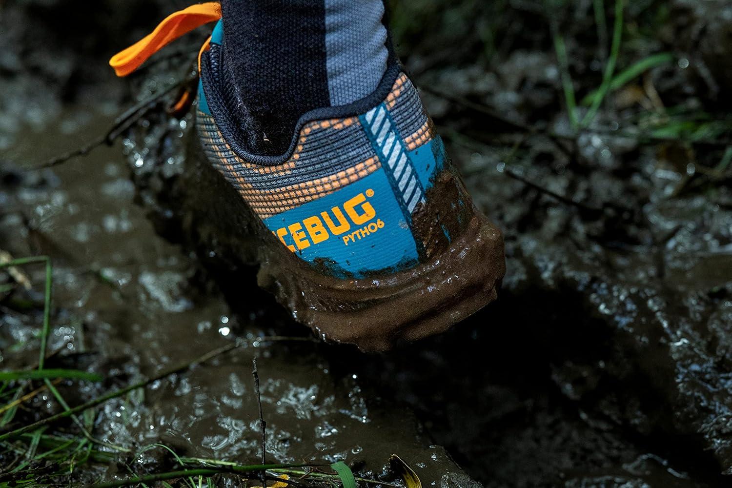 image:imageIcebug Mens Pytho6 RB9X Trail Running Shoe with Traction SolePetroleumOrange