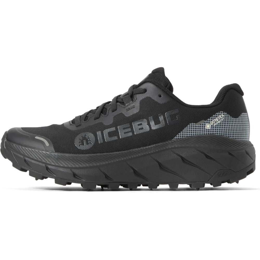 image:imageIcebug Mens Arcus2 BUGrip GTX Trail Running Shoe with Carbide Studded Traction SoleTrue Black
