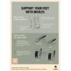 Icebug Comfort Insoles Wool – Medium Arch, 5mm Cushioning, Grey Melange, US M 4/W 5.5(Gray)
