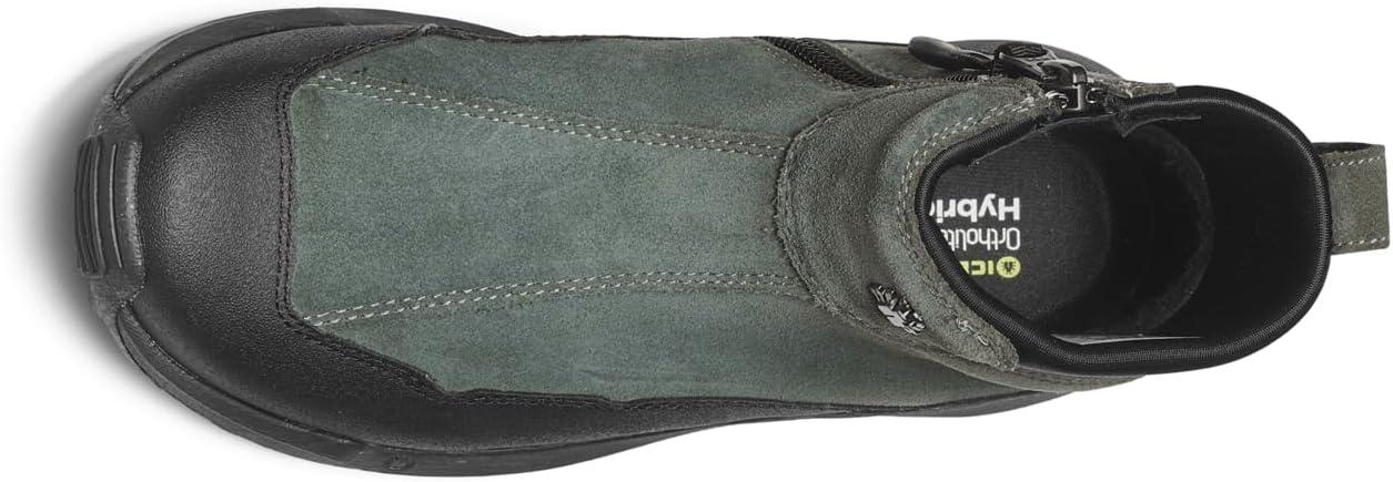 image:imageIcebug Metro2 BUGrip Womens Winter Walking Boots with Steel Studs Suede Upper SlipResistant Traction Zipper ClosureGrey