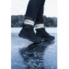 Icebug Sala BUGrip® Women’s Winter Walking Boot – Water-Resistant Quilted Ripstop, Warm Insulation, Spiked Outsole(Black)