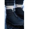 Icebug Sala BUGrip® Women’s Winter Walking Boot – Water-Resistant Quilted Ripstop, Warm Insulation, Spiked Outsole(Black)