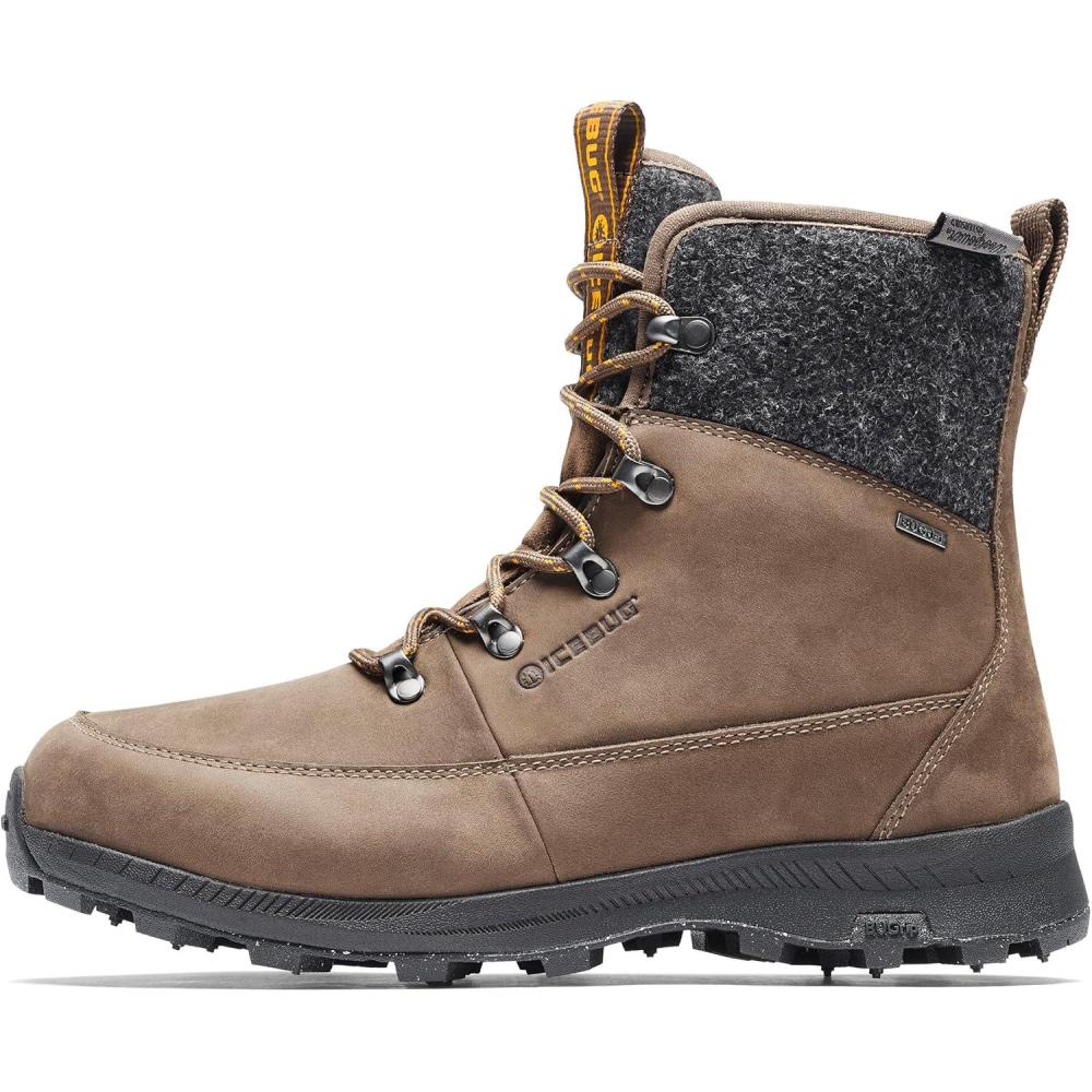 image:imageIcebug Womens Adak ReWool BUGrip Winter Hiking Boot with Carbide Studded Traction SoleCoffeeGrey