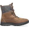 Icebug Womens Adak ReWool BUGrip Winter Hiking Boot with Carbide Studded Traction Sole(Coffee/Grey)