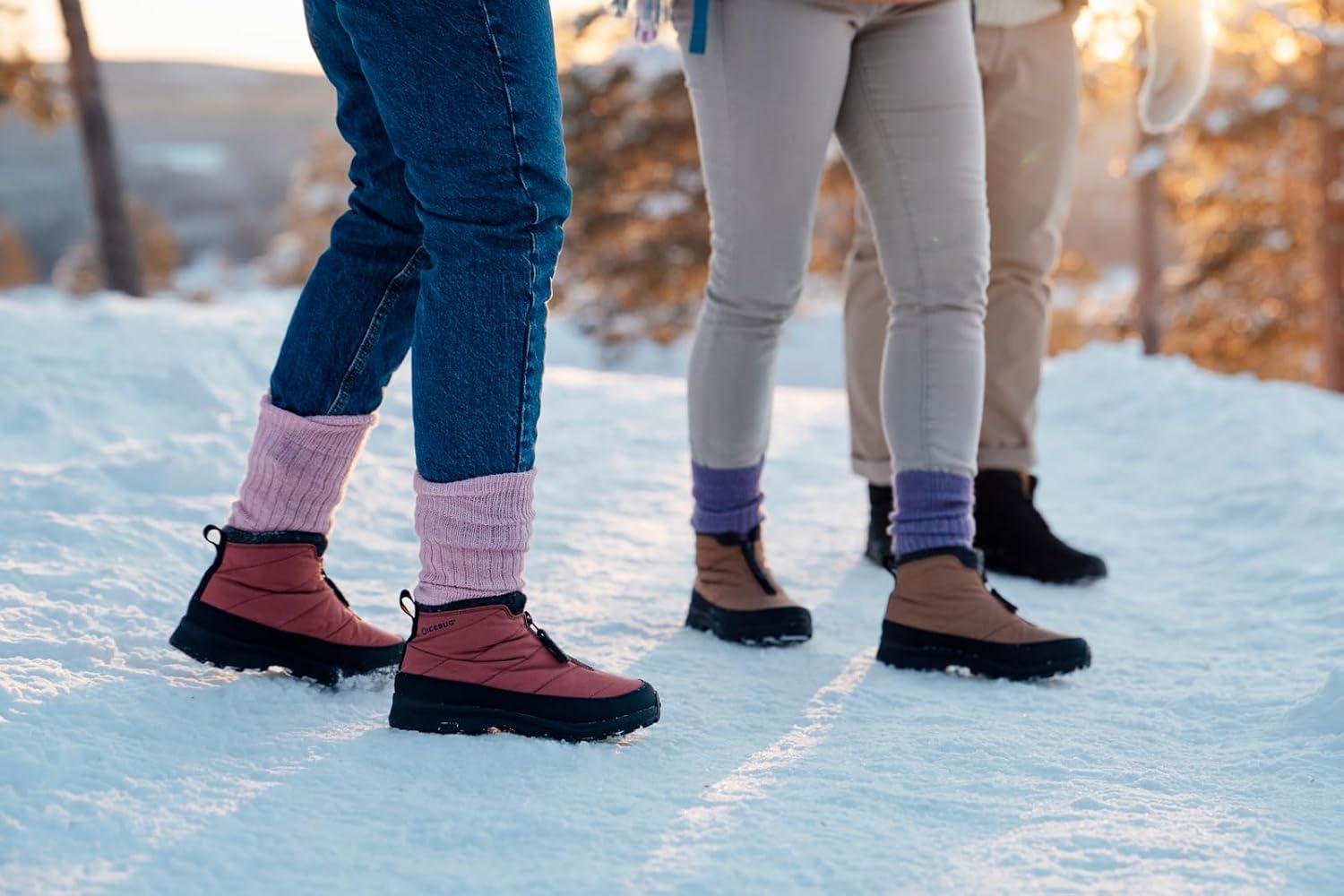 image:imageIcebug Sala BUGrip Womens Winter Walking Boot WaterResistant Quilted Ripstop Warm Insulation Spiked OutsolePecan