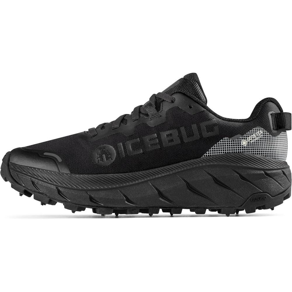 image:imageIcebug Womens Arcus2 BUGrip GTX Trail Running Shoe with Carbide Studded Traction SoleTrue Black