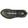 Icebug Mens NewRun BUGrip GTX Trail Running Shoe with Carbide Studded Traction Sole(Black/Poison)