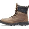 Icebug Mens Adak BUGrip Winter Hiking Boot with Carbide Studded Traction Sole(Coffee/Grey)